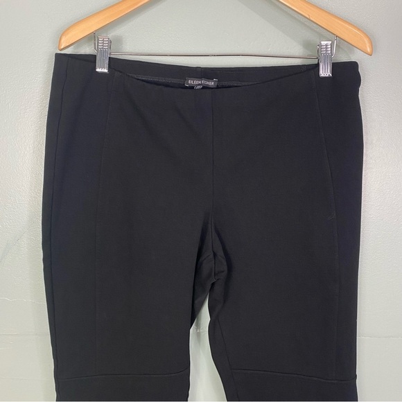 Eileen‎ Fisher Black Pull On Pants Sz L - Picture 2 of 8